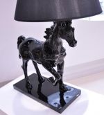Lampa stołowa deco Horse czarna 6